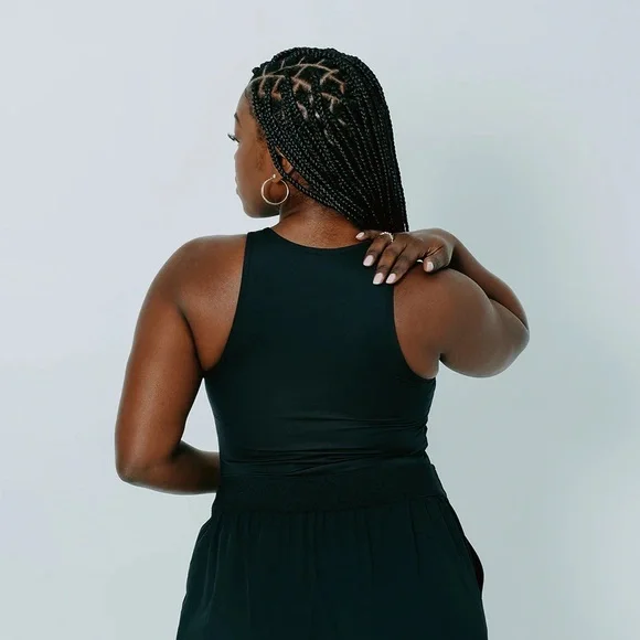 🖤 (NWOT) Klassy Network • Lux High Neck Bramisuit in Black - Picture 3 of 11